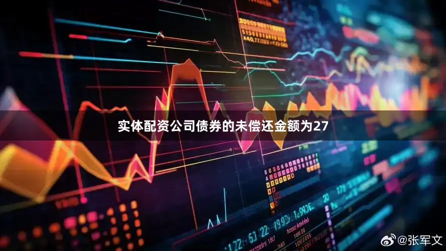 实体配资公司债券的未偿还金额为27